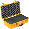 PELICAN AIR CASE WITH FOAM (MFR# 015250-0001-240) 1525YEL   YELLOW (ID 20.50"L X 11.31"W X 6.75"D) *SPECIAL ORDER*