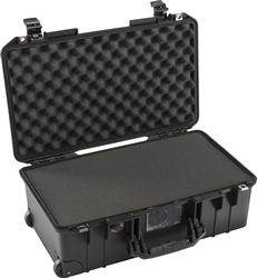 PELICAN AIR CASE WITH FOAM (MFR# 015350-0002-110) 1535BLK   BLACK (ID 20.39"L X 11.20"W X 7.21"D) *SPECIAL ORDER*