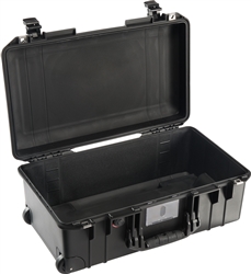 PELICAN AIR CASE NO FOAM (MFR# 015350-0012-110) 1535NFBLK   BLACK (ID 20.39"L X 11.20"W X 7.21"D)