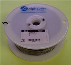 ALPHA 24AWG STRANDED BLACK HOOKUP WIRE 1550-1000BLK         (1000 FEET)