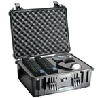 PELICAN CASE WITH FOAM BLACK (MFR# 1550-000-110) 1550BLK    (ID 18.43"L X 14.00"W X 7.62"D)