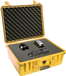 PELICAN CASE WITH FOAM YELLOW 1550YEL                       MFR# 1550-000-240