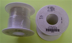 ALPHA 22AWG STRANDED WHITE HOOKUP WIRE 1551-100WHT          (100 FEET)