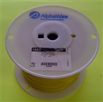 ALPHA 20AWG STRANDED YELLOW HOOKUP WIRE 1553-1000YEL        (1000 FEET)