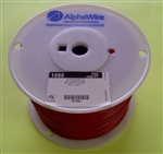 ALPHA 18AWG STRANDED RED HOOKUP WIRE 1555-1000RED           (1000 FEET)