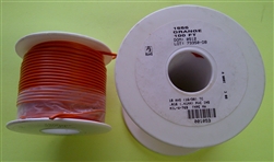 ALPHA 18AWG STRANDED ORANGE HOOKUP WIRE 1555-100ORG         (100 FEET)