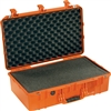 PELICAN AIR CASE WITH FOAM (MFR# 015550-0001-150) 1555ORG   ORANGE (ID 23.00"L X 12.75"W X 7.50"D) *SPECIAL ORDER*