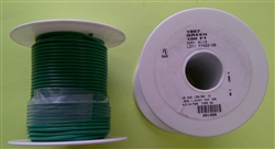 ALPHA 16AWG STRANDED GREEN HOOKUP WIRE 1557-100GRN          (100 FEET)