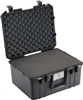 PELICAN AIR CASE WITH FOAM (MFR# 015570-0001-110) 1557BLK   BLACK (ID 17.33"L X 13.00"W X 9.75"D) *SPECIAL ORDER*