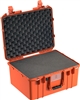 PELICAN AIR CASE WITH FOAM (MFR# 015570-0001-150) 1557ORG   ORANGE (ID 17.33"L X 13.00"W X 9.75"D) *SPECIAL ORDER*