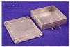 HAMMOND ALUMINUM DIECAST ENCLOSURE WITH FLANGE LID 1590QFL  4.7" X 4.7" X 1.1" *SPECIAL ORDER*