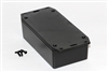 HAMMOND BLACK ABS PLASTIC ENCLOSURE W/FLANGE LID 1591XXCFLBK 4.7" X 2.6" X 1.4" *SPECIAL ORDER*