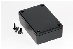 HAMMOND 1591XXMBK BLACK ABS PLASTIC ENCLOSURE 3.3" X 2.2" X 0.9"