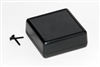 HAMMOND 1593JBK BLACK ABS PLASTIC ENCLOSURE 2.6" X 2.6" X 1.1"