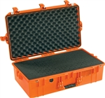 PELICAN AIR CASE WITH FOAM (MFR# 016050-0001-150) 1605ORG   ORANGE (ID 26.00"L X 14.00"W X 8.38"D) *SPECIAL ORDER*