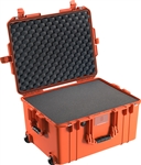 PELICAN AIR CASE WITH FOAM (MFR# 016070-0001-150) 1607ORG   ORANGE (ID 21.05"L X 15.81"W X 11.63"D) *SPECIAL ORDER*