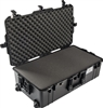 PELICAN AIR CASE WITH FOAM (MFR# 016150-0001-110) 1615BLK   BLACK (ID 29.59"L X 15.50"W X 9.38"D)