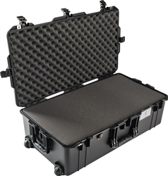 PELICAN AIR CASE WITH FOAM (MFR# 016150-0001-110) 1615BLK   BLACK (ID 29.59"L X 15.50"W X 9.38"D)