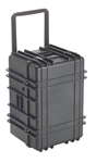 UK 1627WBLK 1627 TRANSIT CASE BLACK WITH WHEELS AND FOAM    (ID: 26.8" X 17.8" X 15.9") *SPECIAL ORDER*
