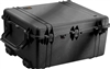 PELICAN CASE NO FOAM W/WHEELS (MFR# 1690-001-110) 1690NFBLK BLACK (ID 30.13"L X 25.13"W X 15.36"D) *SPECIAL ORDER*