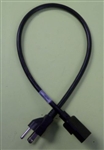 VOLEX 16/3 SJT 24" IEC320-C13 TO 5-15P EQUIPMENT CORD,      POWER CABLE (24 INCHES/2 FEET), 125V 13 AMP RATED 17041A