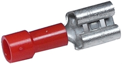 PICO 1749-BP RED 22-18AWG .110" FEMALE QUICK CONNECTOR,     VINYL INSULATED, 9/PACK