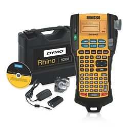 DYMO RHINO 1756589 5200 LABEL MAKER / PRINTER KIT,          INCLUDES CASE LITHIUM-ION BATTERY PACK AND ADAPTER