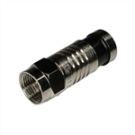 PLATINUM 18006 F TYPE SEALSMART COMPRESSION CONNECTOR FOR   RG6, SOLD PER CONNECTOR *COMPRESSION STYLE TOOL REQUIRED*