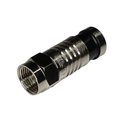 PLATINUM 18006 F TYPE SEALSMART COMPRESSION CONNECTOR FOR   RG6, SOLD PER CONNECTOR *COMPRESSION STYLE TOOL REQUIRED*