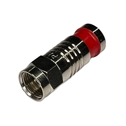 PLATINUM 18011 F TYPE SEALSMART COMPRESSION CONNECTOR FOR   RG59, SOLD PER CONNECTOR *COMPRESSION STYLE TOOL REQUIRED*