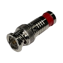 PLATINUM 18041 BNC COMPRESSION SEALSMART CONNECTOR FOR RG59, SOLD PER CONNECTOR *COMPRESSION STYLE TOOL REQUIRED*