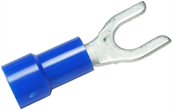 PICO 1823-15 BLUE 16-14AWG #6 SPADE CONNECTOR / FORK        TERMINAL, VINYL INSULATED, 50/PACK