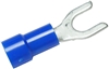 PICO 1824-BP BLUE 16-14AWG #8 SPADE CONNECTOR / FORK        TERMINAL, VINYL INSULATED, 7/PACK