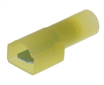 MOLEX 19004-0009 YELLOW 12-10AWG .250" MALE QUICK CONNECTOR, FULLY NYLON INSULATED, 100/PACK