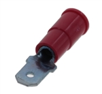 MOLEX 19023-0003 RED 22-18AWG .187" MALE QUICK CONNECTOR,   VINYL INSULATED, 100/PACK