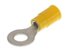 MOLEX 19070-0132 YELLOW 12-10AWG 1/4" RING TERMINAL         CONNECTOR, VINYL INSULATED, 100/PACK