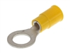 MOLEX 19070-0136 YELLOW 12-10AWG 5/16" RING TERMINAL        CONNECTOR, VINYL INSULATED, 100/PACK