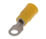 MOLEX 19070-0145 YELLOW 12-10AWG #8 RING TERMINAL CONNECTOR, VINYL INSULATED, 100/PACK