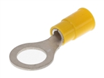 MOLEX 19070-0153 YELLOW 12-10AWG 3/8" RING TERMINAL         CONNECTOR, VINYL INSULATED, 100/PACK