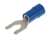 MOLEX 19099-0032 BLUE 16-14AWG #8 LOCKING SPADE CONNECTOR /  FORK TERMINAL, VINYL INSULATED, 100/PACK