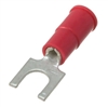 MOLEX 19131-0036 RED 22-18AWG #8 SPADE CONNECTOR / FORK     TERMINAL, VINYL INSULATED, 100/PACK