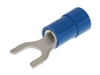 MOLEX 19144-0020 BLUE 16-14AWG #8 SPADE CONNECTOR / FORK    TERMINAL, VINYL INSULATED, 100/PACK