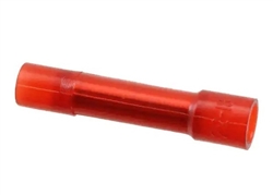 MOLEX 19202-0063 RED 22-18AWG BUTT SPLICE CONNECTOR,        NYLON INSULATED, 100/PACK