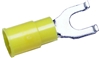 PICO 1933-13 YELLOW 12-10AWG #6 FLANGED SPADE CONNECTOR /   FORK TERMINAL, 5/PACK