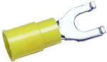 PICO 1933-13 YELLOW 12-10AWG #6 FLANGED SPADE CONNECTOR /   FORK TERMINAL, 5/PACK