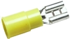 PICO 1955-CP YELLOW 12-10AWG .250" FEMALE QUICK CONNECTOR,  VINYL INSULATED, 100/PACK