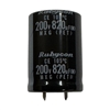 RUBYCON 200MXG820MEFCSN ELECTROLYTIC SNAP-IN CAPACITOR      820UF 200V 105C (25MM X 35MM)