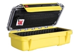 UK 207CVYEL-PAD 207 ULTRABOX YELLOW, CLEAR VIEW LID, LID    POUCH & PADDED (ID: 6.69" X 2.76" X 2.16") *SPECIAL ORDER*