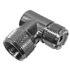 MODE 21-269-1 UHF RIGHT ANGLE ADAPTER, UHF JACK/FEMALE TO   UHF PLUG/MALE