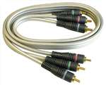 CIRCUIT TEST 212-906 RGB MALE-MALE DELUXE COMPONENT VIDEO   CABLE, GOLD PLATED, 6FT